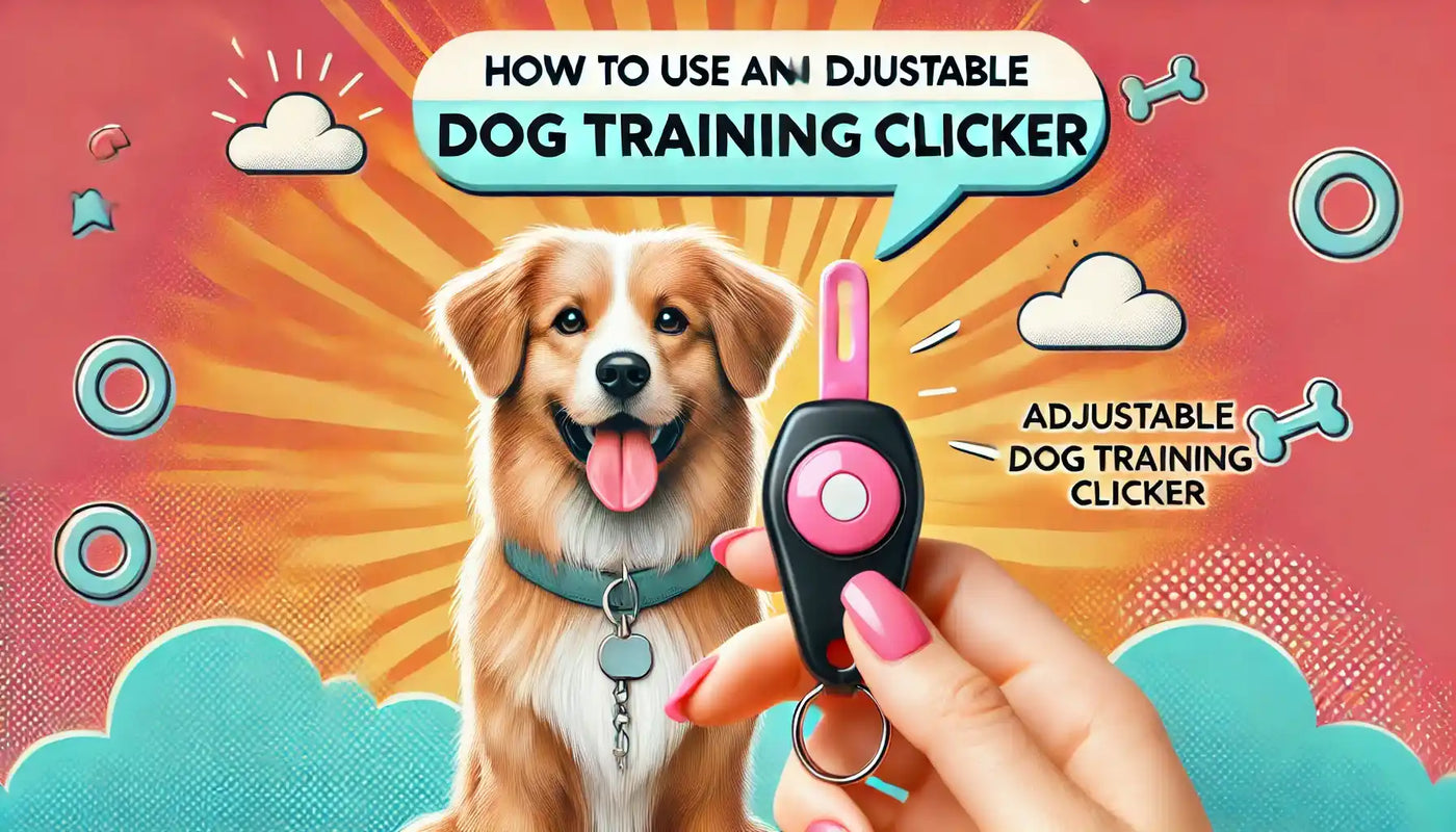 How to Use an Adjustable Dog Training Clicker for Effective Dog Training - Poochi Paws