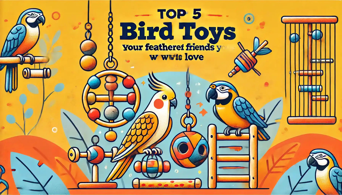 Top 5 Bird Toys Your Feathered Friends Will Love - Poochi Paws