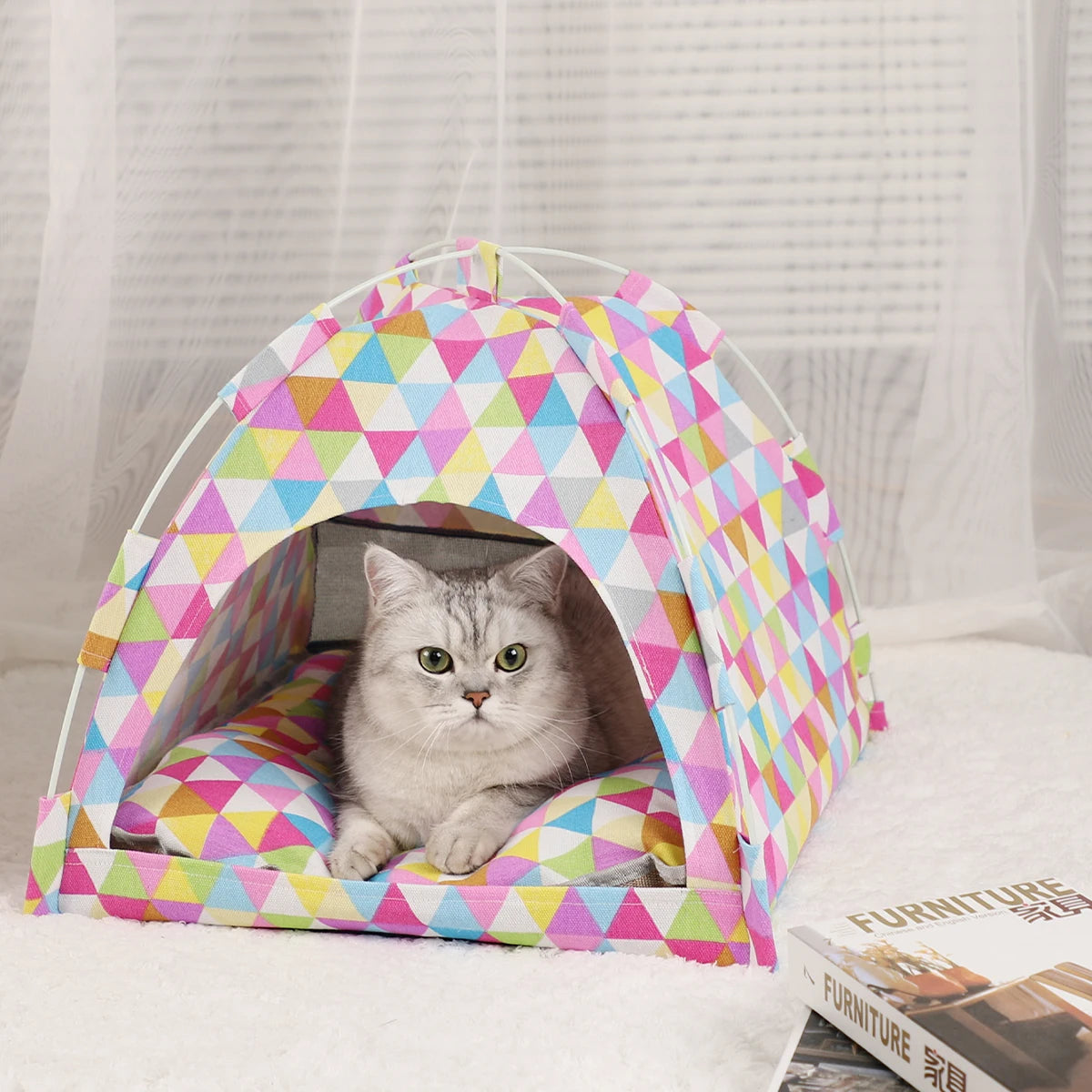 Cozy Cat Tent Bed