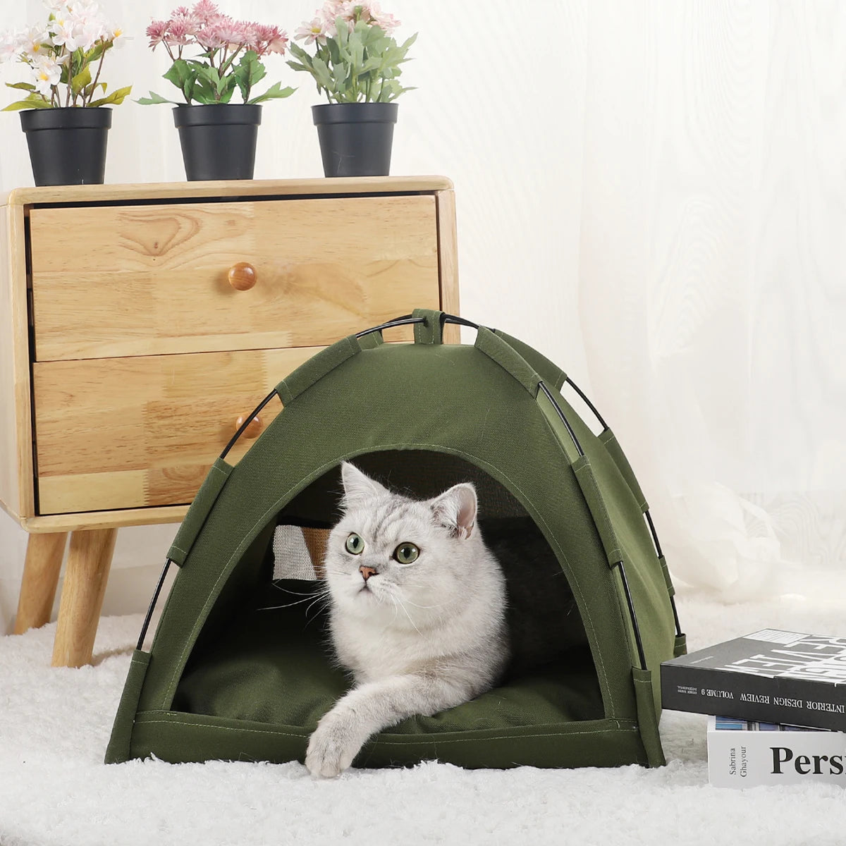 Cozy Cat Tent Bed