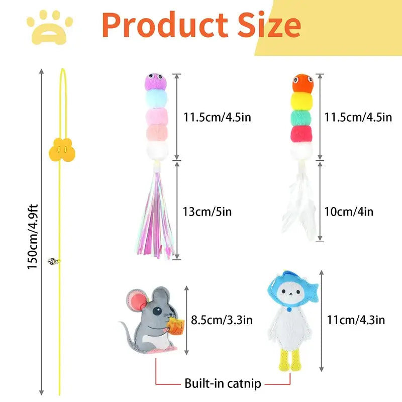 Hanging Elastic Cat Toy