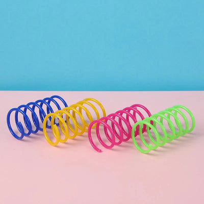 Colorful Cat Spring Toys