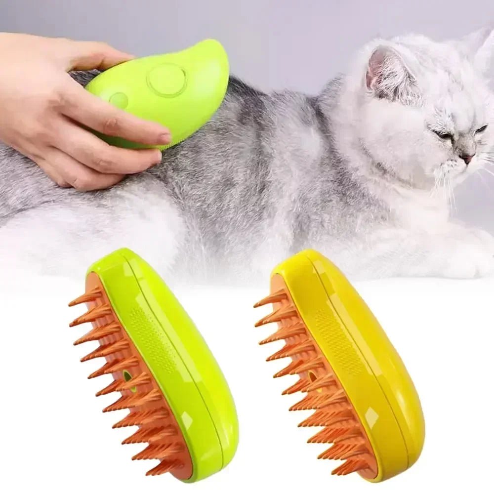 3 - in - 1 Pet Steam Brush - Poochi Paws