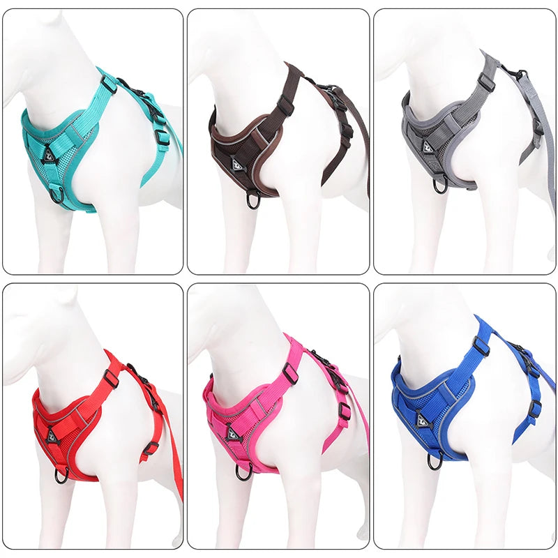 Reflective Dog Harness Set