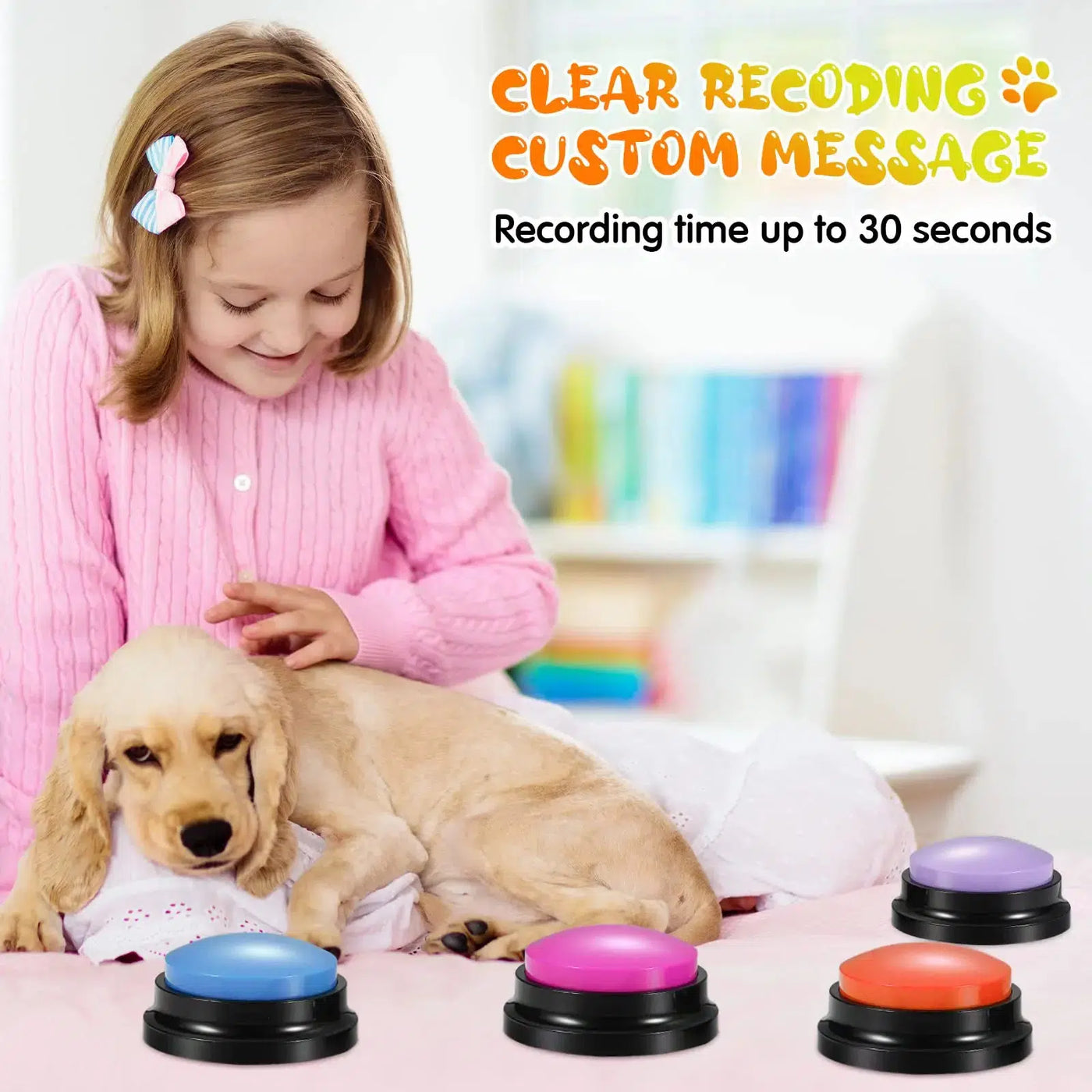 Talking Dog Recordable Buttons