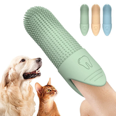 360° Dog Finger Toothbrush - Poochi Paws