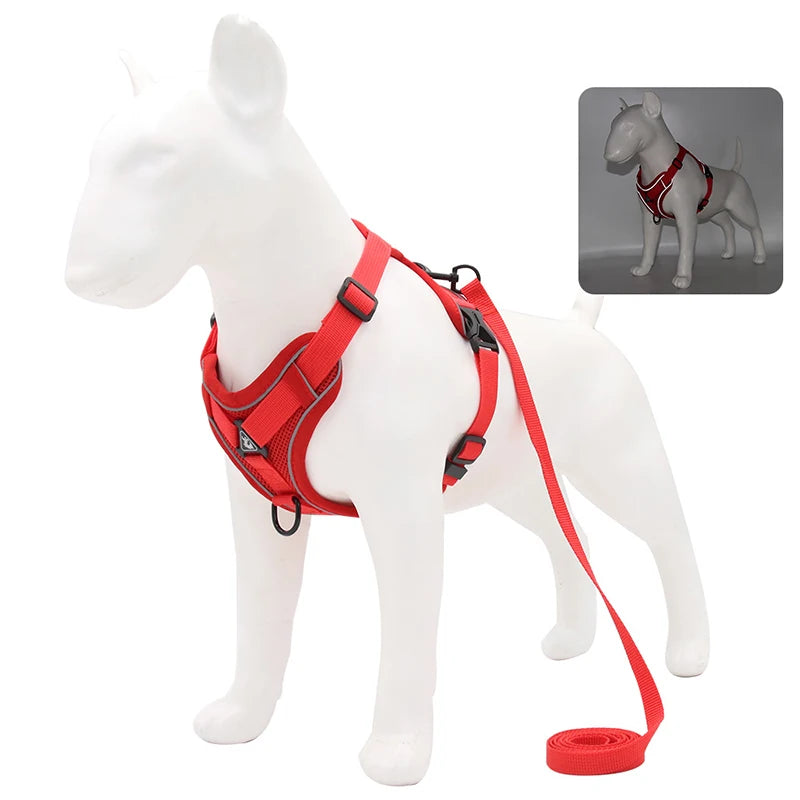 Reflective Dog Harness Set