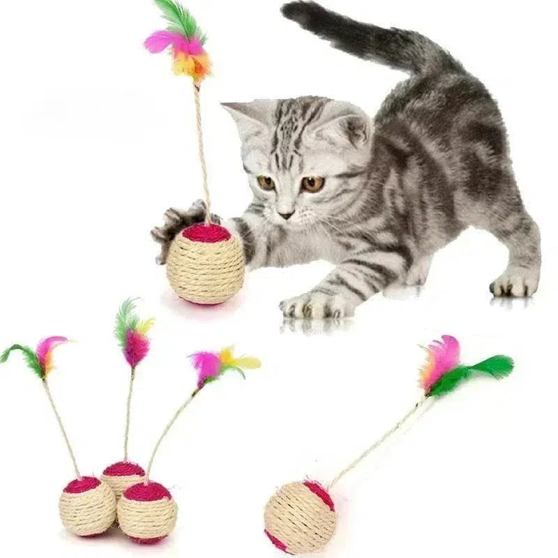 Interactive Cat Scratching Ball