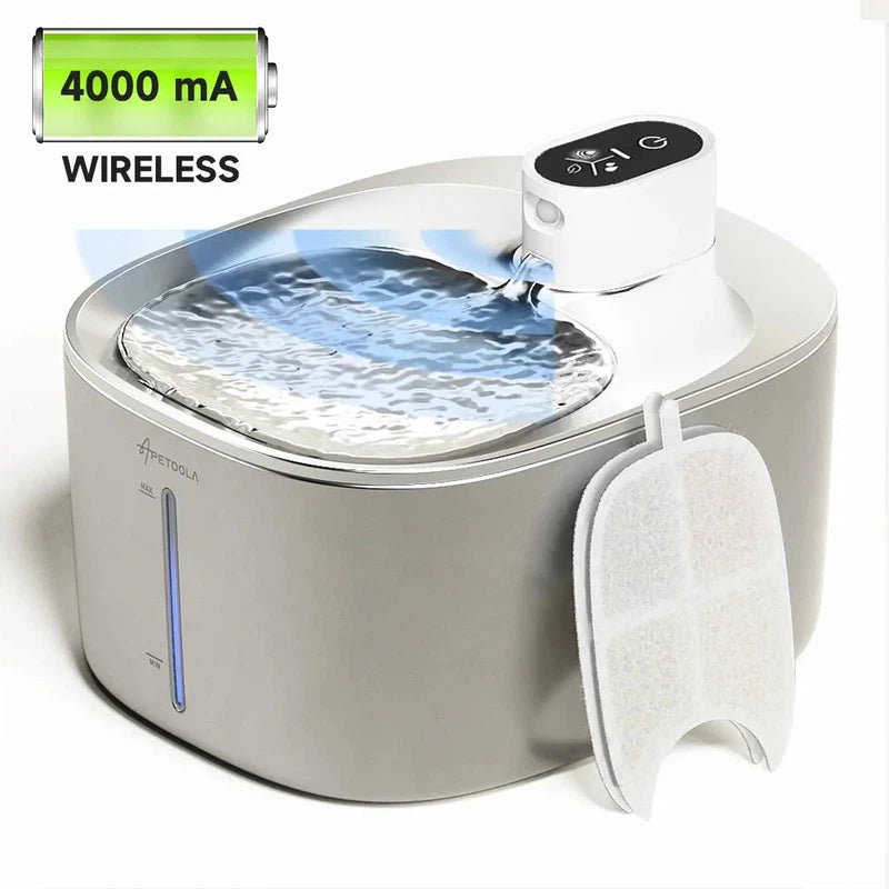 4L Automatic Stainless Steel Pet Water Fountain AliExpress