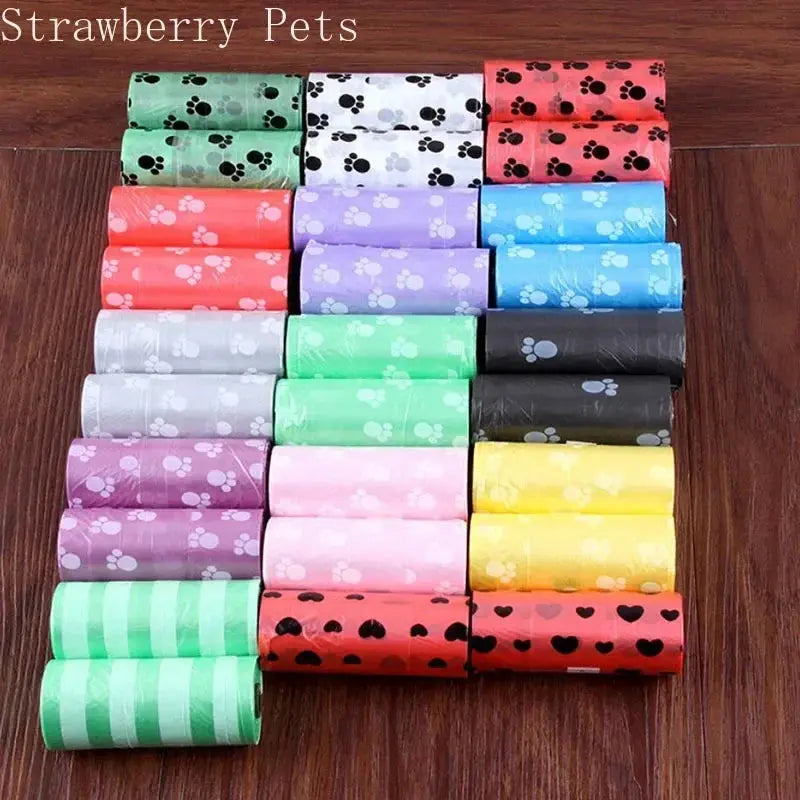 5 Rolls Dog & Cat Poop Bags Set AliExpress