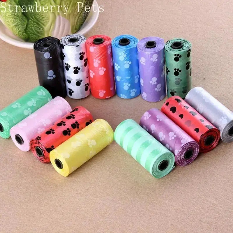 5 Rolls Dog & Cat Poop Bags Set AliExpress