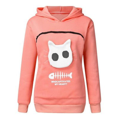 Cat Pocket Hoodie Sweatshirt