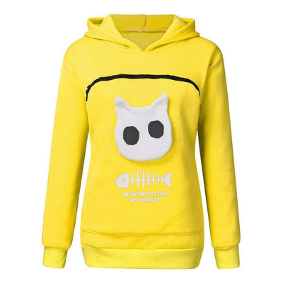 Cat Pocket Hoodie Sweatshirt