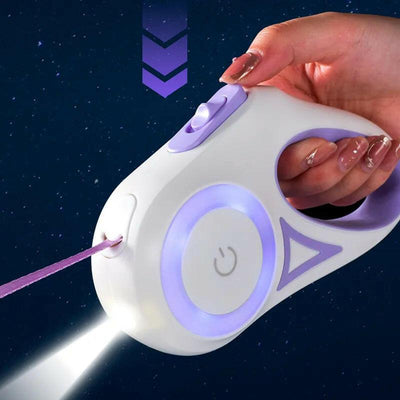 Illuminated Retractable Dog Leash