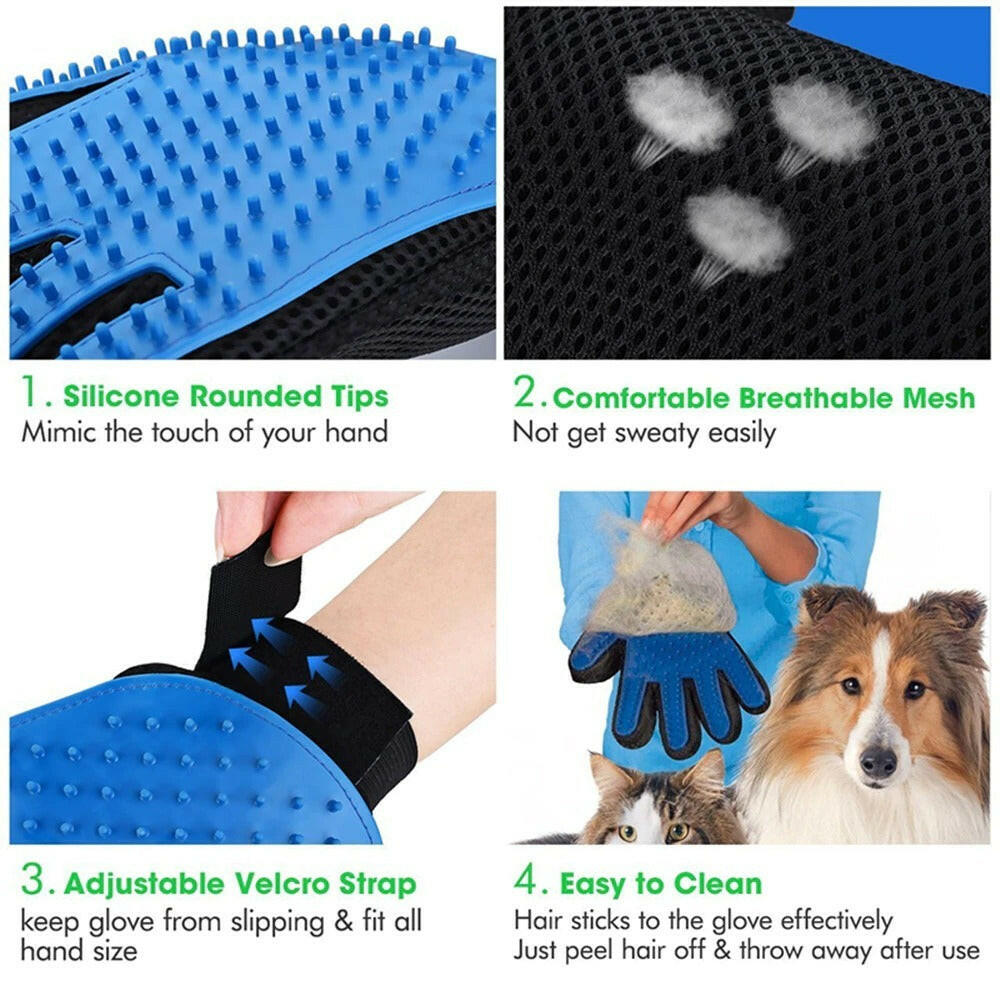 Gentle Cat & Dog Grooming Glove