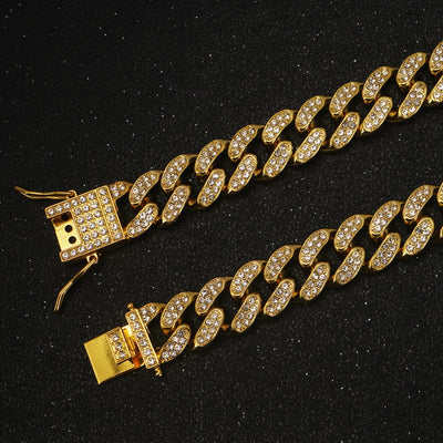 Diamond Cuban Pet Collar