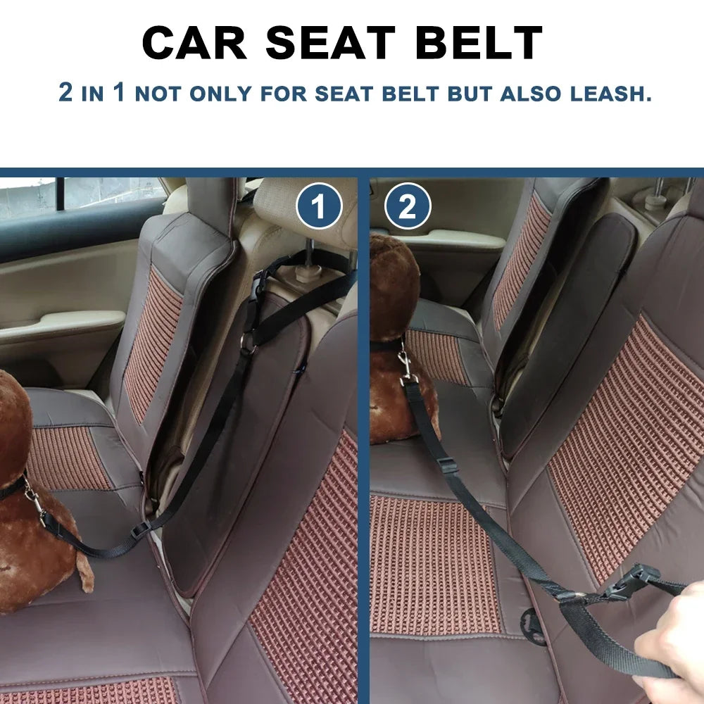 Two-in-One Pet Car Seatbelt