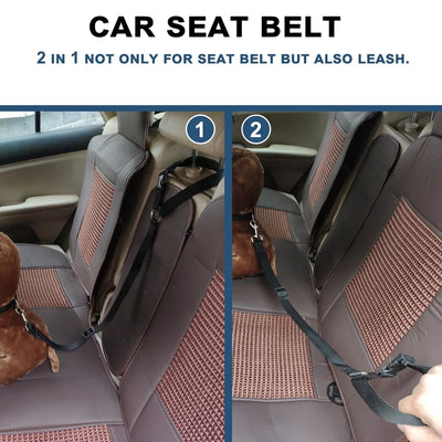 Two-in-One Pet Car Seatbelt