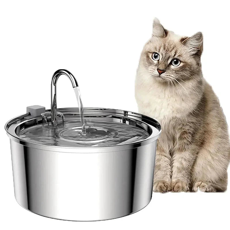 Automatic Stainless Steel Water Fountain for Cats & Dogs AliExpress