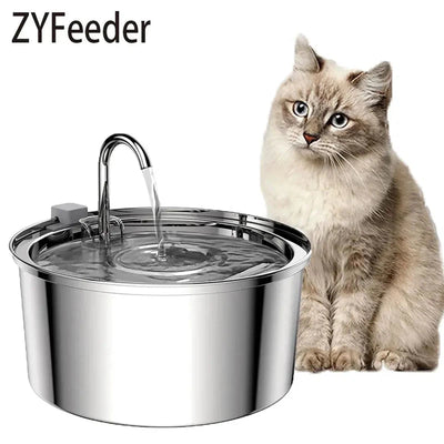 Automatic Stainless Steel Water Fountain for Cats & Dogs AliExpress