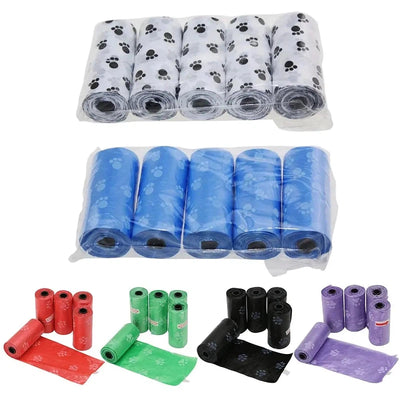 Biodegradable Dog Poop Bags – 5 Roll Pack AliExpress