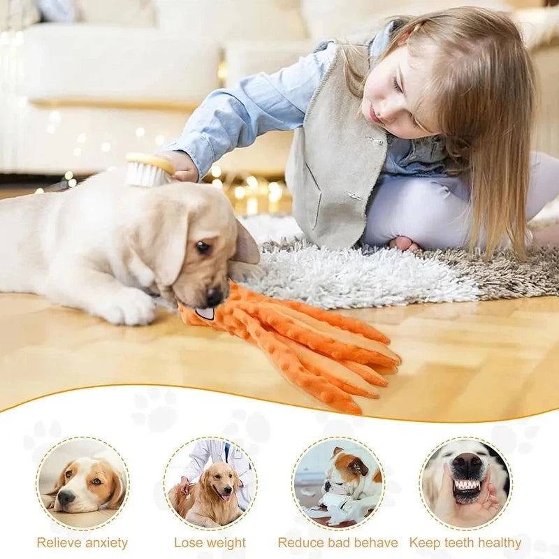 Cartoon Animal Squeaky Dog Chew Toy for Teeth AliExpress