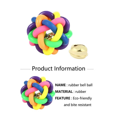 Colorful Rubber Training Chew Ball for Puppies AliExpress