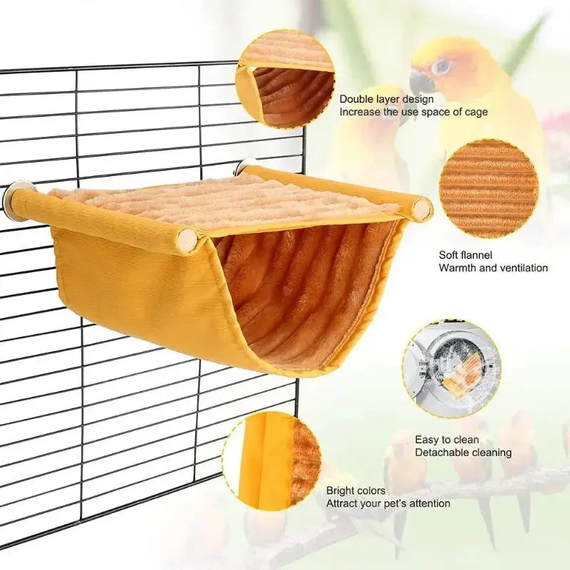 Cozy Plush Hammock Nest for Birds & Small Pets AliExpress