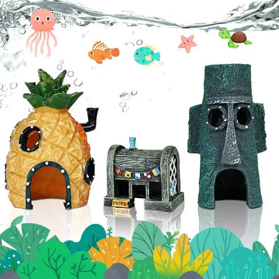 Cute Resin Castle Aquarium Decoration for Fish Tanks AliExpress