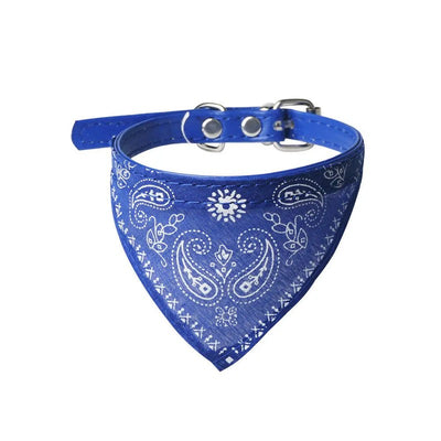 Dog Bandana - Blue Teal Zeus