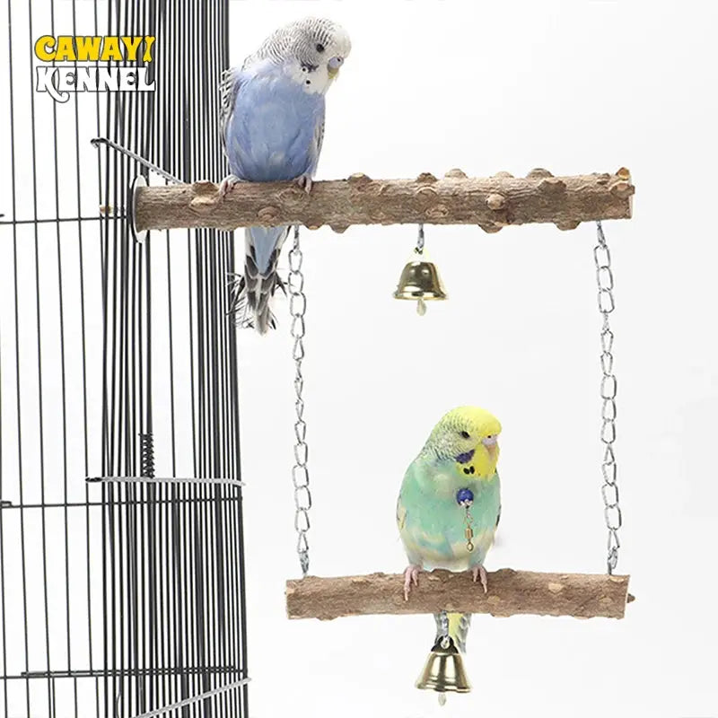 Double-Layer Parrot Stand with Beak and Claw Grinder AliExpress