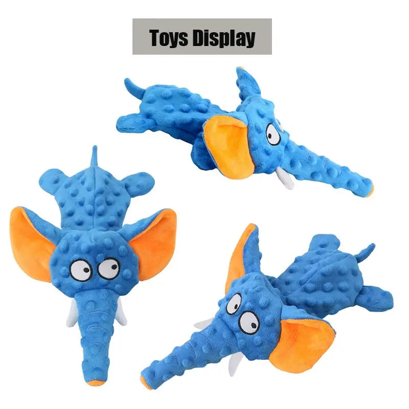 Durable Squeaky Plush Elephant Toy for Dogs AliExpress