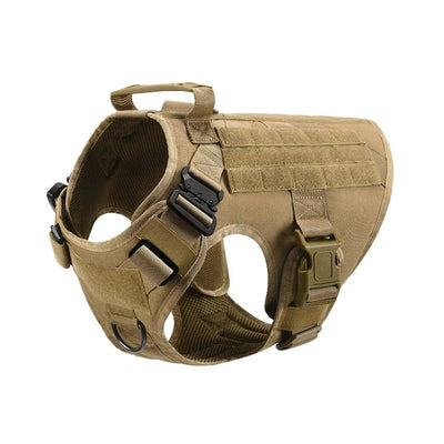 Fast Shipping Military Dog Tactical Harness and Leash Set (Brown) Teal Zeus