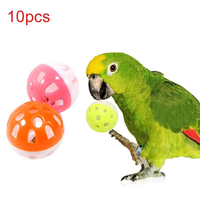 Fun Parrot Toy Balls with Bells Set AliExpress