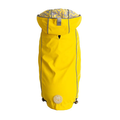 Reversible Elasto-Fit Yellow Raincoat for Dogs Beige Antigone