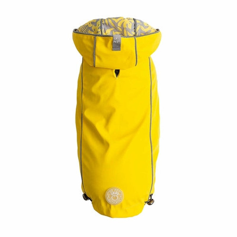 Reversible Elasto-Fit Yellow Raincoat for Dogs Beige Antigone