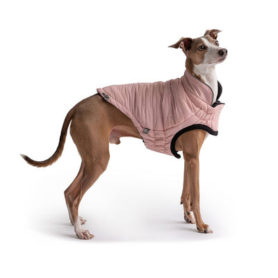 Reversible Chalet Jacket - Pink Elegance for Active Dogs Beige Antigone