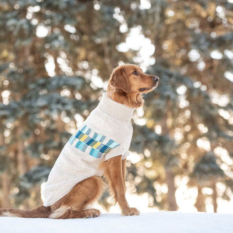 Winter Sailor Sweater - Oatmeal Mix: Stylish Warmth for Dogs Beige Antigone