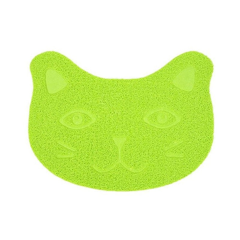 Cat Litter Mat - Traps Litter & Keeps Paws Clean Teal Zeus