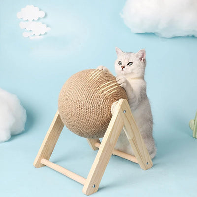 Sisal Rope Cat Scratching Ball Toy for Cats AliExpress