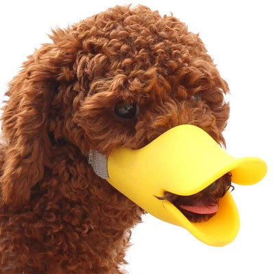 Silicone Duck Muzzle Mask for Small Dogs Teal Zeus