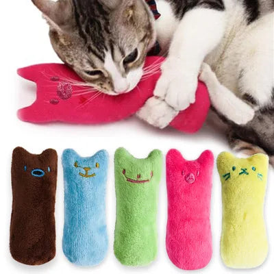 Interactive Catnip Plush Toy for Teeth Grinding & Fun AliExpress