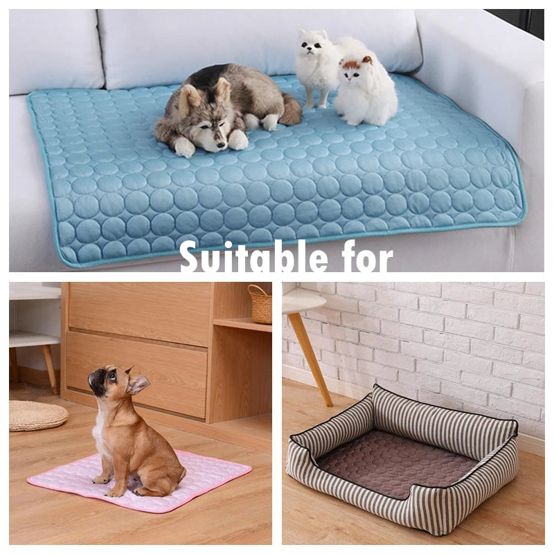 Cooling Summer Dog Mat - Breathable & Washable AliExpress