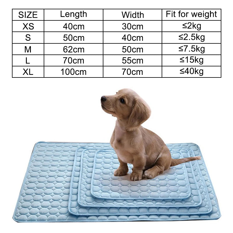 Cooling Summer Dog Mat - Breathable & Washable AliExpress