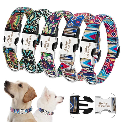 Personalized Custom Engraved Dog Collar with ID Tag AliExpress