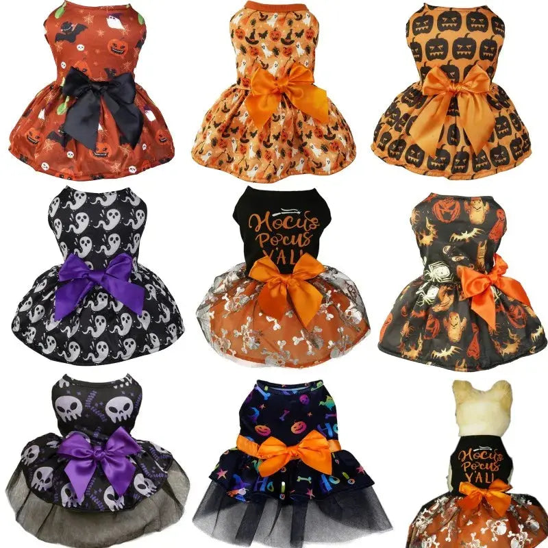 Halloween Pumpkin Dog Dress for Parties & Fun AliExpress