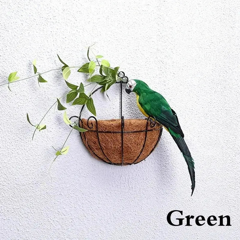 Handmade Feather Parrot Lawn Ornament AliExpress