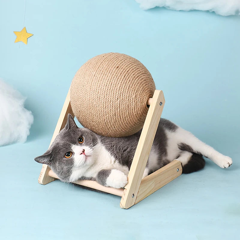 Sisal Rope Cat Scratching Ball Toy for Cats AliExpress