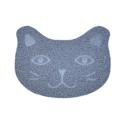 Cat Litter Mat - Traps Litter & Keeps Paws Clean Teal Zeus