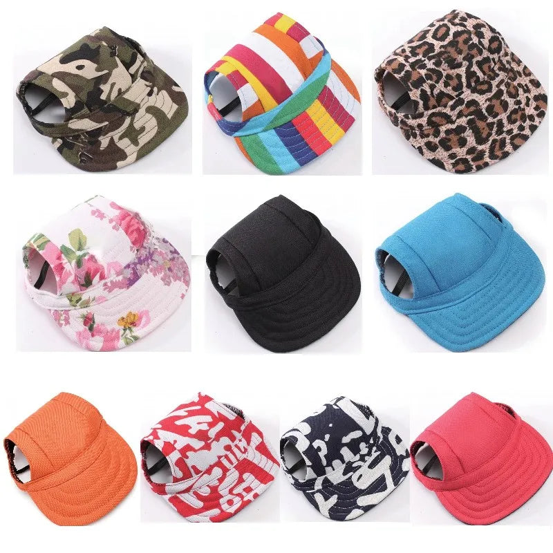 Pet Hat Dog Hat Baseball Hat Summer Canvas Dog Cap Only For Small Pet Dog Outdoor Accessories Outdoor Hiking Sports Poochi Paws